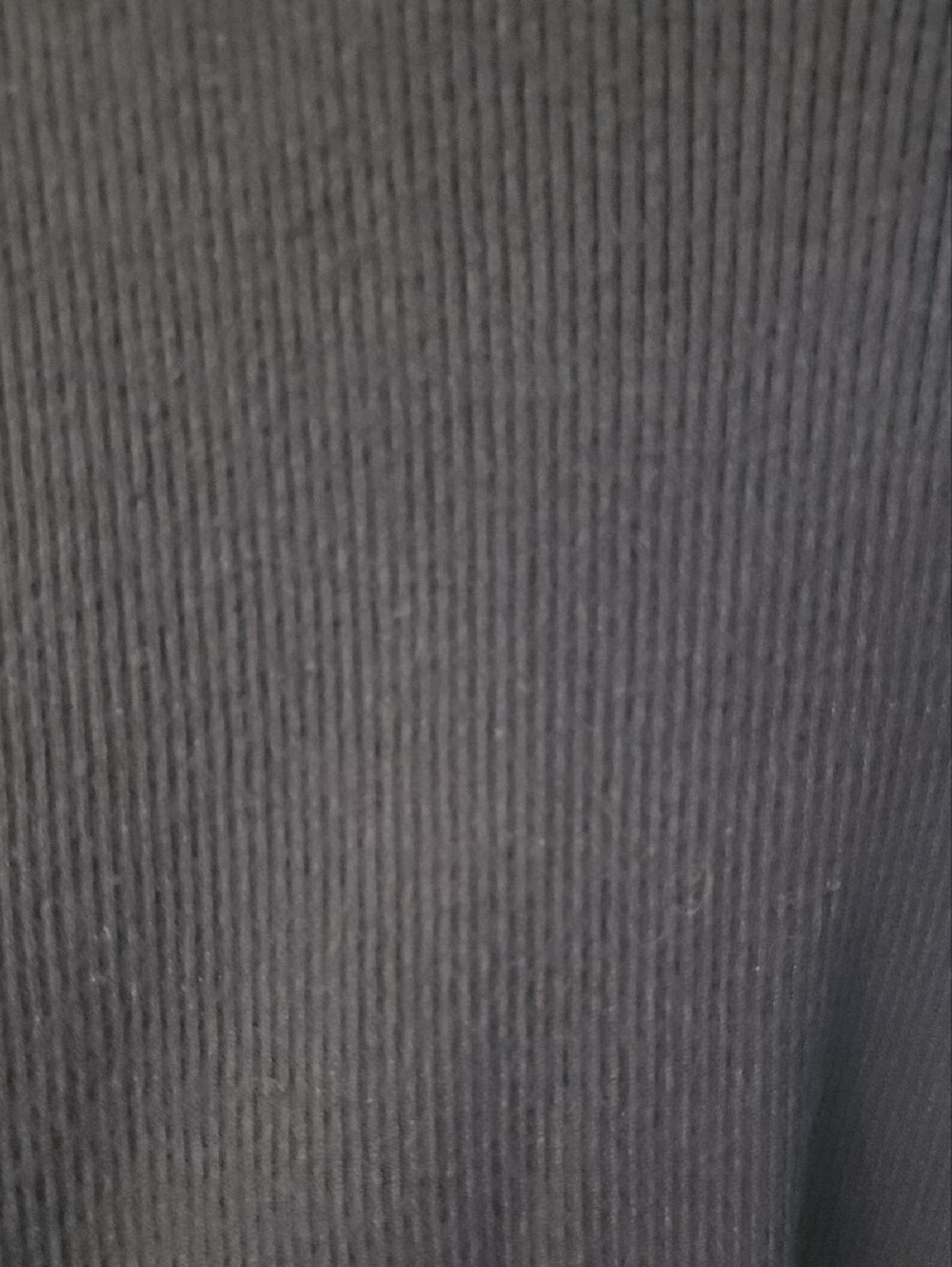 LOFT Navy Ribbed V-Neck Knit Shell - Picture 3 of 5